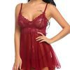 Sexy Lingerie Sexy Lingerie Front Slit Nightdress - 图片 2