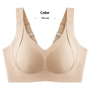 Bra Full Cup Large Size Seamless Thin Underwear
